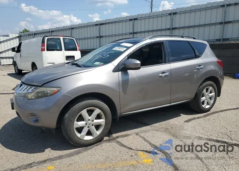 2009 Nissan Murano S z USA, uszkodzony, nr VIN JN8AZ18W79W144314